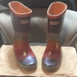 Hunter Striped Colorful Boots